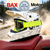 Casque de moto intégral Black Gold Design DOT, casque de moto tout-terrain, casque de course ABS EPS, sécurité garantie