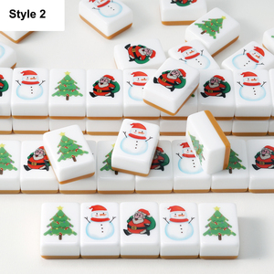 Nouvelles Tuiles de Mahjong de Noël 2026 Dericsson – Ensemble de Tuiles de Mahjong Américaines à 4 Couches Personnalisables - Product Image 3