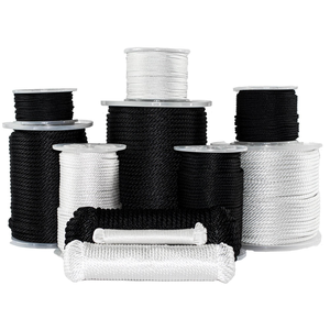 Cuerda de amarre de nailon y poliéster de doble trenzado resistente a los rayos UV, 2mm, 3mm, 5mm, 6mm, 8mm, 10mm, 1/4", 3/4", colores sólidos, Brasil - Product Image 5
