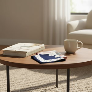 Foulard Quadrato Intimissimi 70x70Cm con Motivo a Foglie e Pois, Accessorio di Moda in Seta Multifunzionale - Product Image 3