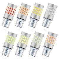 Ampoules LED Falconsight 42SMD pour feux de positionnement de voiture, éclairage intérieur de tableau de bord, 12V, ambre, lampe automobile 6000K, universelle