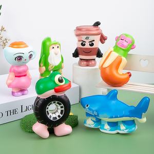 Juguetes blandos italianos Brainrot Tung Tung Tung Sahur, juguetes americanos de montaña y mar para apretar, de rebote lento, para descompresión. - Product Image 5