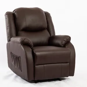 Yeni tasarım ev sineması deri sandalye elektrikli recliner kanepe ve masaj
