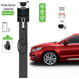 Stazione di Ricarica EV AC Wallbox 32A 22-43kW Nuova 2022 Tipo 2 Caricatore GBT per <span class=keywords><strong>Fiat</strong></span> 500 per E F I-PACE di XUDIANTONG - Product Image 2