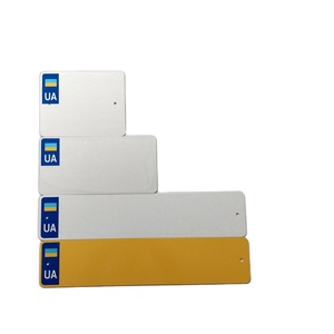 Placa de Matrícula de Aluminio Reflectante para Automóvil y Motocicleta, Estilo Europeo, con Logotipo Personalizado, Blanca, al por Mayor - Product Image 4