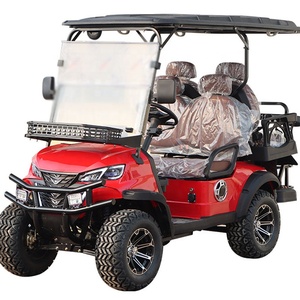 Carrello da Golf Vintage All'ingrosso, Mini <span class=keywords><strong>Auto</strong></span> Elettrica a Quattro Posti 60V 72V 3.5KW 4KW 5KW, Carrello da Golf Leggero per 4 Persone - Product Image 2