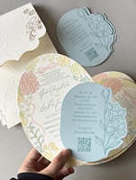 Cartes et enveloppes personnalisées de luxe en gros, estampillées à chaud et gaufrées pour toutes les occasions