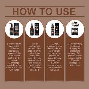 <span class=keywords><strong>Kit</strong></span> de soins de la <span class=keywords><strong>barbe</strong></span> de marque privée Essential Men Natural Custom Grow Meilleure huile de <span class=keywords><strong>barbe</strong></span> - Product Image 6