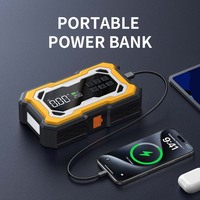 Démarreur de batterie portable 6-en-1 OME avec logo, certifié CE FCC RoHS, et pompe à air 150 PSI