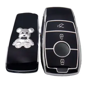 Hot Koop Novelty Tpu Smart 2 Knop Autosleutels Case Cover Voor Mercedes Benz E