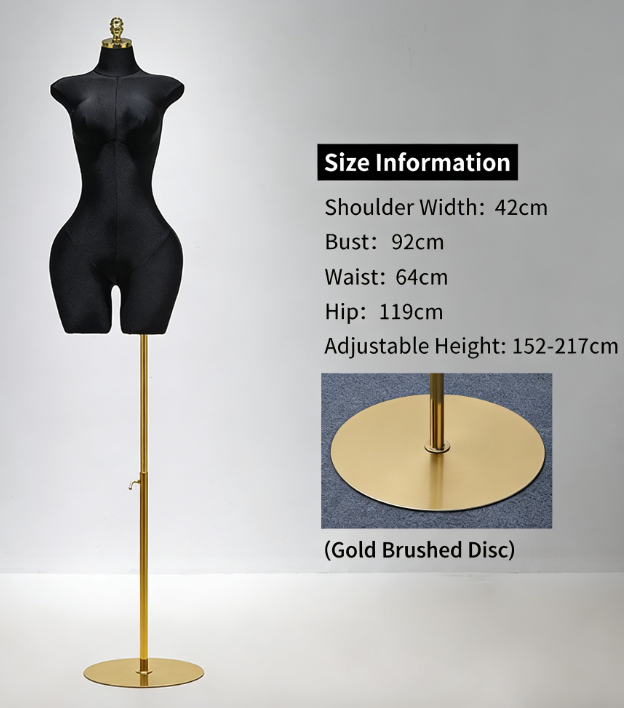 Disque doré noir à jambes fendues