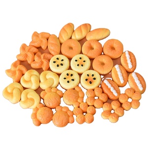 Accessoires DIY en résine pour la création de jouets miniatures alimentaires (série pain), colle crème, épingles à cheveux pour enfants, accessoires pour cheveux, attaches pour cheveux, accessoires - Product Image 3