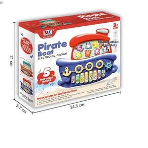 Juguete Musical para Niños, Tema de Animales, Lindo <span class=keywords><strong>Piano</strong></span> Eléctrico Multifuncional Educativo con Diseño de Dibujos Animados de Animales - Product Image 5