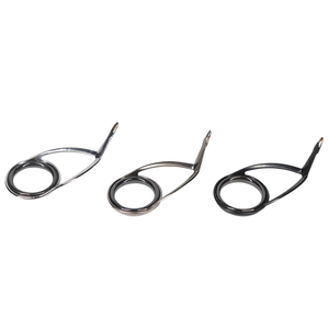 Weihai SS304 Marco de óxido de titanio anillo de inserción de cerámica al aire libre mar carpa caña de pescar guías anillo <span class=keywords><strong>kit</strong></span> #8 #10 guía de envío rápido - Product Image 5