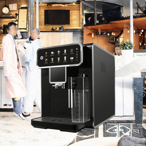 Cafetera Espresso Automática de Acero Inoxidable, 15 Bares, Programable, para Uso Doméstico y Comercial, Cafetera Latte Totalmente Automática - Product Image 2