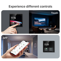 Tuya akıllı dokunmatik kontrol paneli için 4 inç ev otomasyonu için akıllı anahtar v elektronik Touchpad anahtarı için 220 paneli