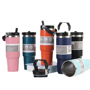 ถ้วย<span class=keywords><strong>เก็บ</strong></span><span class=keywords><strong>ความ</strong></span>เย็นสูญญากาศแบบพกพา20ออนซ์/30ออนซ์พร้อมหลอดดูดแบบข้ามพรมแดนสำหรับการตั้งแคมป์การป้องกันน้ำแข็งด้วยความเย็น - Product Image 5