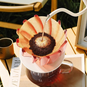 กรวยกรองกาแฟคุณภาพสูงแบบใหม่สำหรับขายส่ง  แบบใส  ทำจากพลาสติก  ทรงโอริกามิ - Product Image 3