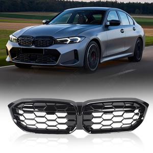 Calandre avant BMW pour G20 G21 G28 330i M340i 2019 2022, design hexagonal noir, pièce de mise à niveau - Product Image 1