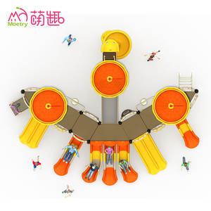 Structure de jeu géante Moetry pour enfants, château extérieur, tour haute en plastique, pour parcs publics, hôtels et complexes hôteliers - Product Image 3