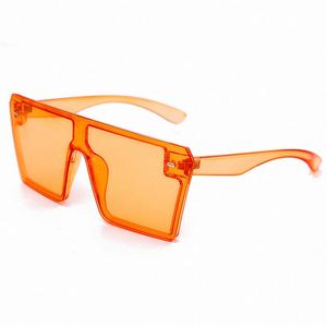 Gafas de Sol de Lente Única con Marco Cuadrado Grande, Coloridas, Vintage, UV400, con Logotipo Personalizado, Novedades para Mujer - Product Image 6