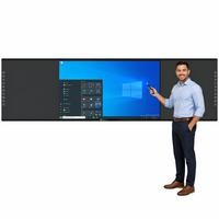 Tableau blanc interactif intelligent EIBOARD 86 pouces Nano, écran tactile IR 4K LED HD, formation aux compétences professionnelles pour les écoles professionnelles