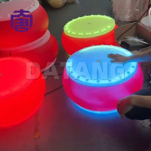 Lampes LED en forme de tambour chinois pour Noël et le Nouvel An - Décoration de festival en extérieur avec indice de protection IP65, couleurs personnalisables - Product Image 4