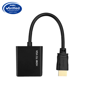 <span class=keywords><strong>Adaptateur</strong></span> <span class=keywords><strong>coaxial</strong></span> OEM 25 cm mâle vers <span class=keywords><strong>VGA</strong></span> femelle avec gaine en PVC et blindage tressé, prise en charge 1080P 60HZ 3D pour ordinateur - Product Image 4