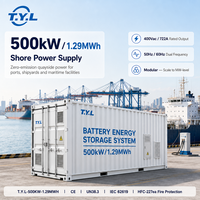Système de stockage d'énergie solaire hybride LiFePO4 500 kW 1290 kWh avec entrée PV MPPT pour réseau commercial et industriel BESS