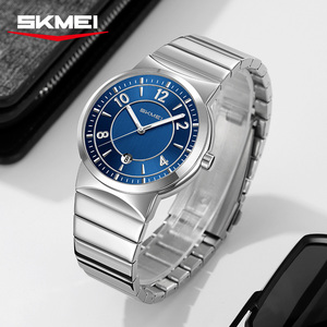 Nuevo Reloj de Cuarzo para Hombre de Estilo Minimalista con Fecha, Logotipo Personalizado OEM, Correa de Acero Inoxidable Resistente al Agua 3ATM, Relojes Clásicos - Product Image 1