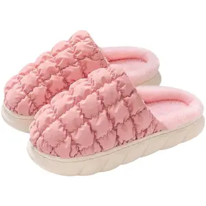 Popolare inverno caldo Memory Foam Home scivoli da pavimento con traversine chiuse Toe House pantofole di peluche