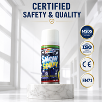 Einheitlich Flauschige Textur Künstlicher Schneespray für Innenräume Glasfenster Feiertags-Winteratmosphäre-Erzeugung