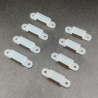 Clips de Silicona Impermeables para Fijación de Tiras LED, Tapas y Fundas para Accesorios de Instalación de Tiras de Luz LED