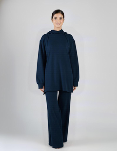 Ensemble de sweat-shirt décontracté pour femme musulmane, en coton, respirant, service personnalisé OEM, Borong Pukal Jahit Pukal Kilang OEM - Product Image 2