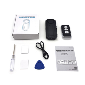 Outdoor-Vibrationssensor 113dB Kabelloses Fahrrad-Alarmsystem Fahrrad-Diebstahlschutz Motorrad-<span class=keywords><strong>Alarm</strong></span> - Product Image 1