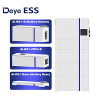 Baterai Penyimpanan Energi Deye ESS AI-W5.1-B 51.2V 100ah LiFePO4 Baterai Surya 10kwh 20kwh 30kwh untuk Penggunaan Rumah Tangga