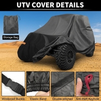 Housse de protection universelle pour quad tout-terrain, imperméable et coupe-vent, en tissu Oxford avec revêtement PU, marque MUSE moderne
