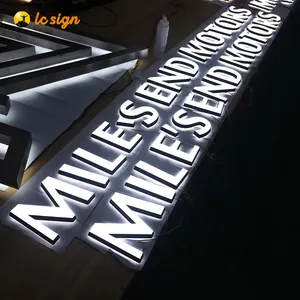 Illuminated haus zahlen Channel Light Letter Sign