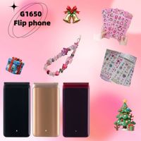 Teléfono Móvil Plegable G1650 con Doble SIM y Cuatro Núcleos, Android 8.1, GSM, para Personas Mayores, en Stock
