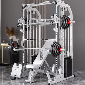 Commercial Smith Machine <strong>Multi</strong> Functional Trainer Heavy Duty Squat Rack with Cable for <strong>Gym</strong> and Professional Fitness Center - Product Image 2