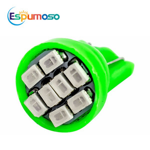 ระบบแสงอัตโนมัติ Led T10หลอดไฟ W5w 168 194 1206 8smd หลอดไฟ Led สำหรับรถภายในไฟใบอนุญาตโดม12V - Product Image 2