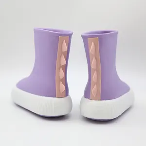 Children Soft Colorful EVA Rain Boot Waterproof Shoes For Kids Custom Rain Boots