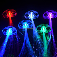 Extensions de cheveux LED clignotantes à thème papillon avec piles incluses pour les événements de danse de Noël et du Nouvel An