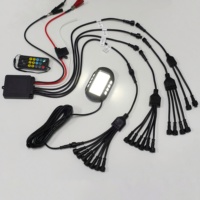 Lampe LED ultra-lumineuse pour éclairage de dessous de caisse 3030 SMD 14W avec faisceau de câbles de 450 cm et connecteur étanche pour pick-up