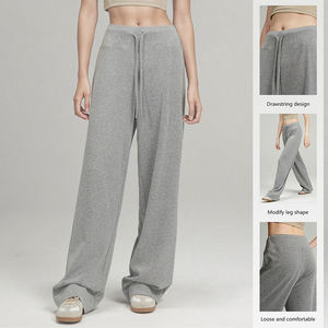 Frauen Yoga Saison High Waist Jogging hose Pull up Soft Jogging hose Kordel zug Casual Elastic - Product Image 2