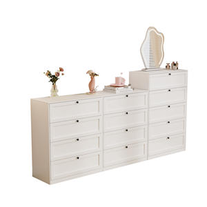 YXDG Commode à 5 tiroirs, armoire de rangement blanche avec miroir, meubles de chambre à coucher pour enfants, adultes, personnes âgées - Product Image 5