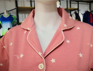 Personalizzare l'autunno e l'inverno coppia <span class=keywords><strong>pigiama</strong></span> a maniche lunghe in puro <span class=keywords><strong>cotone</strong></span> degli uomini e delle donne del vestito casuale di usura di casa - Product Image 3