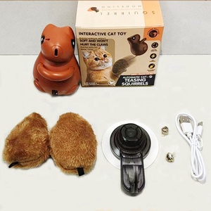 Giocattolo per Gatti Automatico con Ricarica USB, Bastone Retrattile con Scoiattolo Appeso - Product Image 6