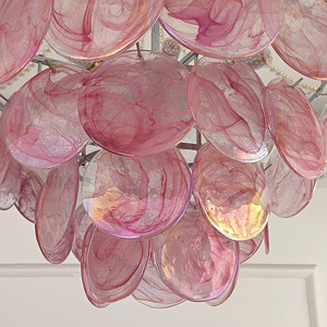 Lustre de chambre vintage de luxe à angle et hauteur réglables HM-LK-8813 Rose HM-LK-8813 HM-LK-8813 HM-LK-8813 Rose L - Product Image 4
