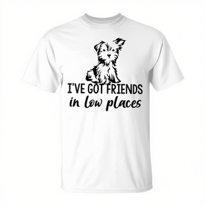 Camiseta Yorkie Mom Friends In Low Places para amantes de los perros - Product Image 3